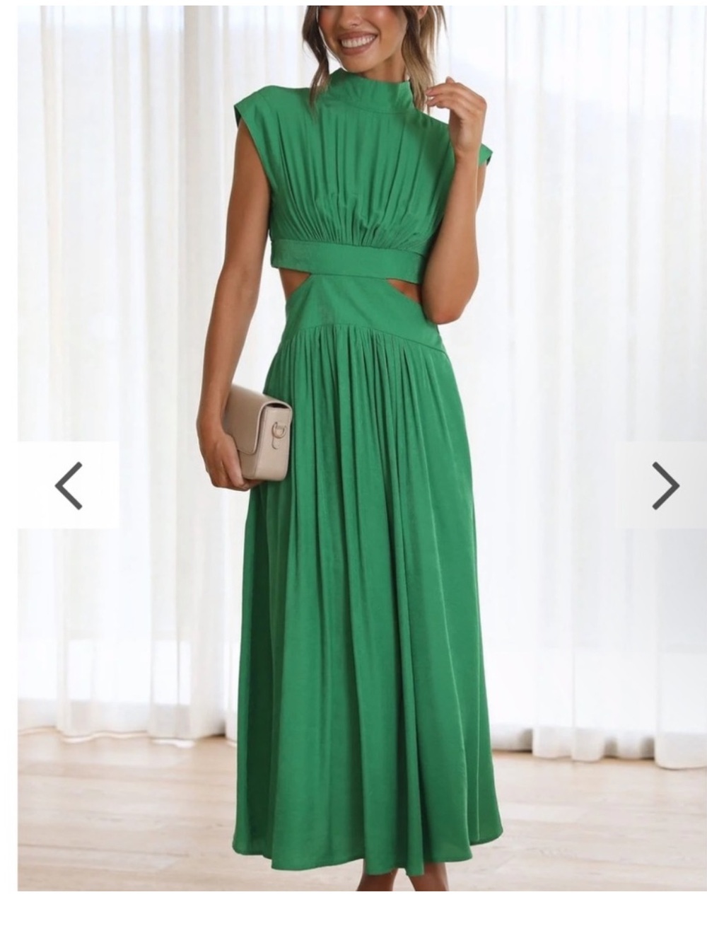 Billy J Womens Cut Out Waist MIDI dress!
